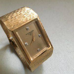 VINTAGE WITTNAUER GOLDTONE MCM WATCH
